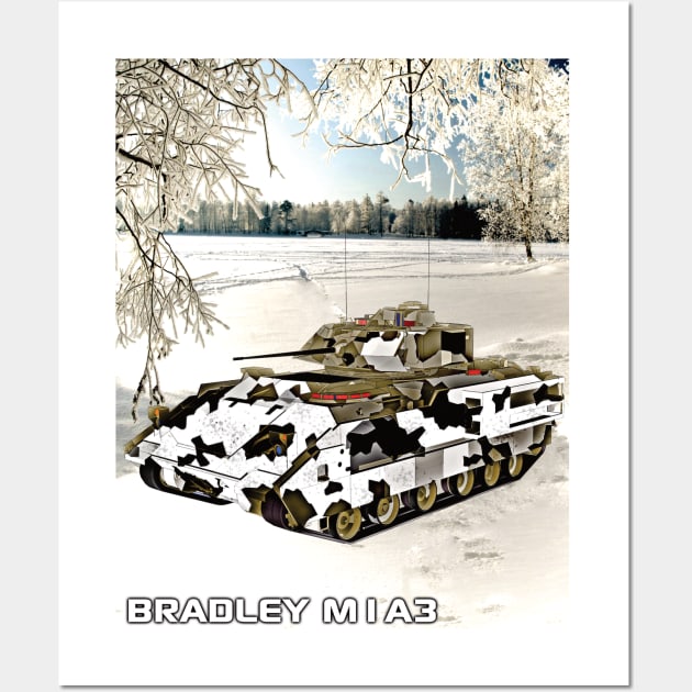 Bradley M1A3 Wall Art by Marko700m